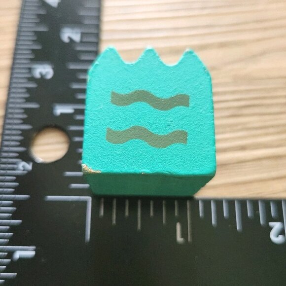 Wooden Toy Blocks Lot Of 24 Safari Animals Assorted Shapes - Picture 12 of 12